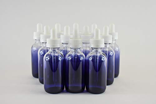 313G27 J 4L. Sl500 12 shaded purple bottles with dropper.