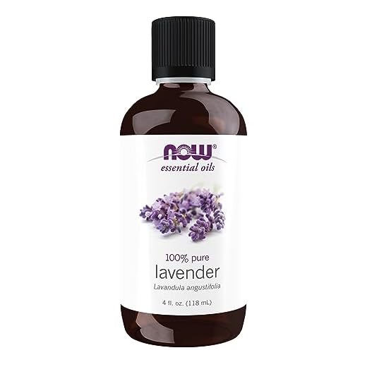 now essential oils, lavender oil, soothing aromatherapy scent, steam distilled, 100% pure, vegan, child resistant cap, 4-ounce