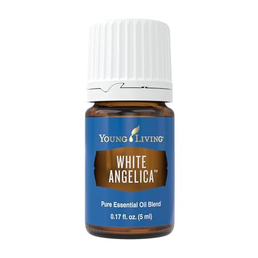 31Cvy3Rzg6L. Ss520 young living white angelica 5ml - nurturing aroma essential oil blend - aromatherapy for a positive atmosphere - skin benefits and a fragrance with an earthy scent