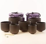 41Oobsatmkl. Sl160 leize 6-12 inch chakra tuned 432hz set of 7 quartz black crystal singing bowls with heavy duty carrying cases and singing bowl mallet suede strikers