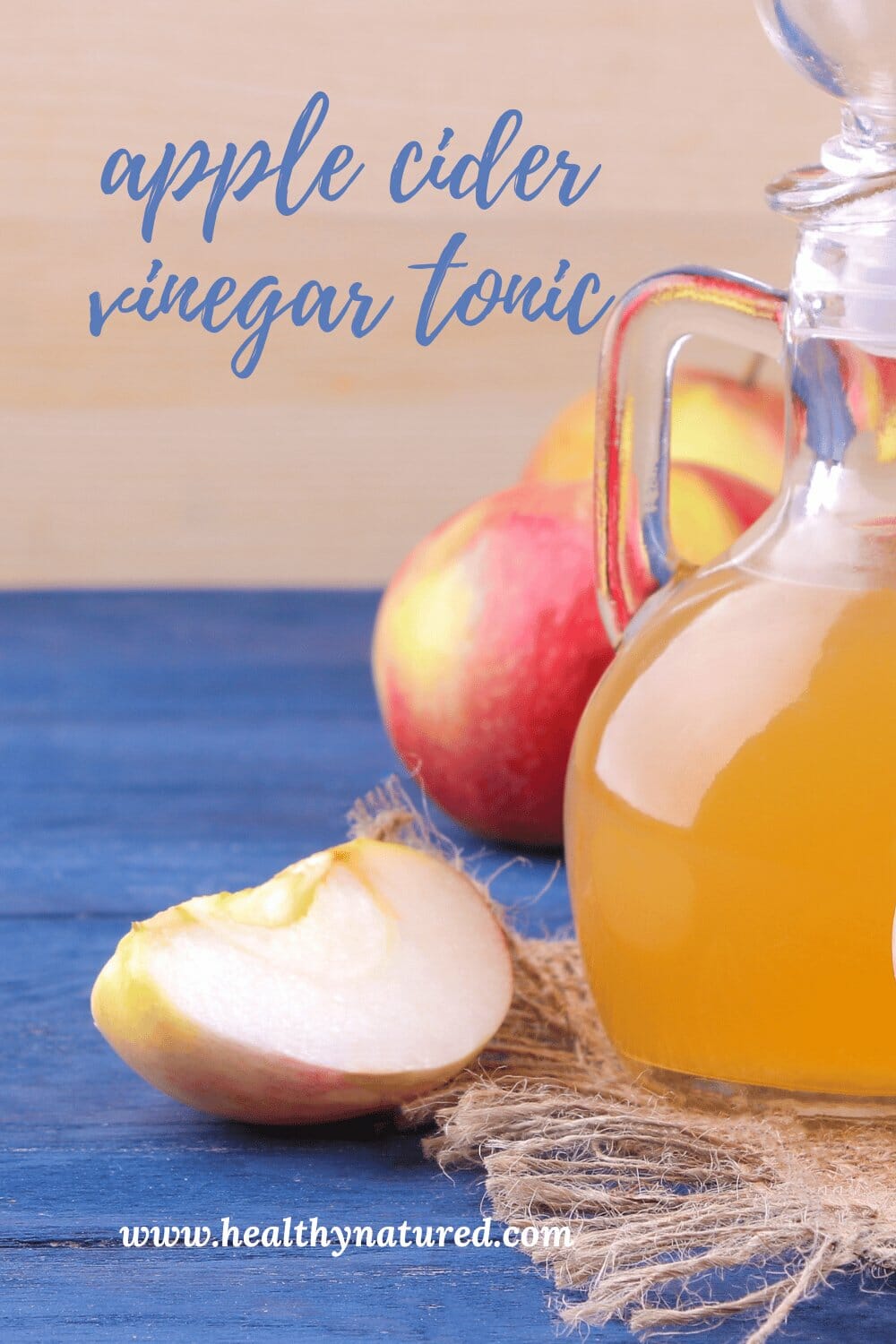 Apple Cider Vinegar Tonic pinterest hidden image