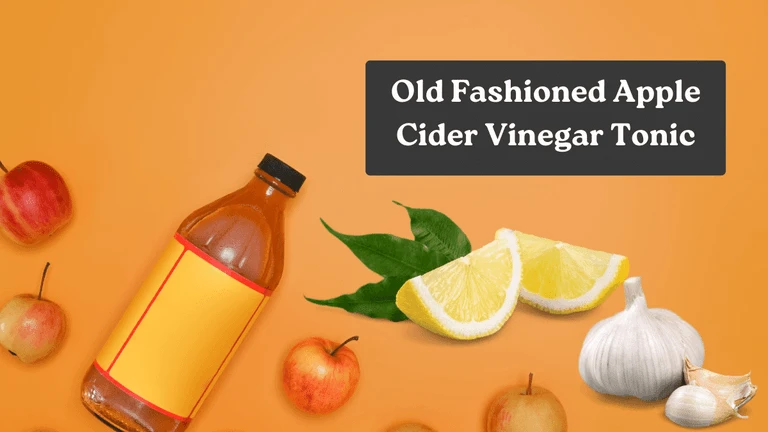 Old Fashioned Apple Cider Vinegar Tonic old fashioned apple cider vinegar tonic